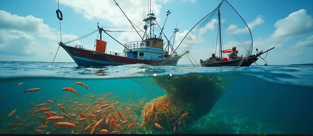 بسته بندی میگو صادراتی
